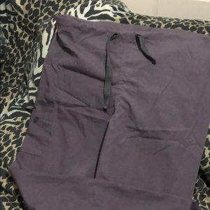 Gray scrub pants